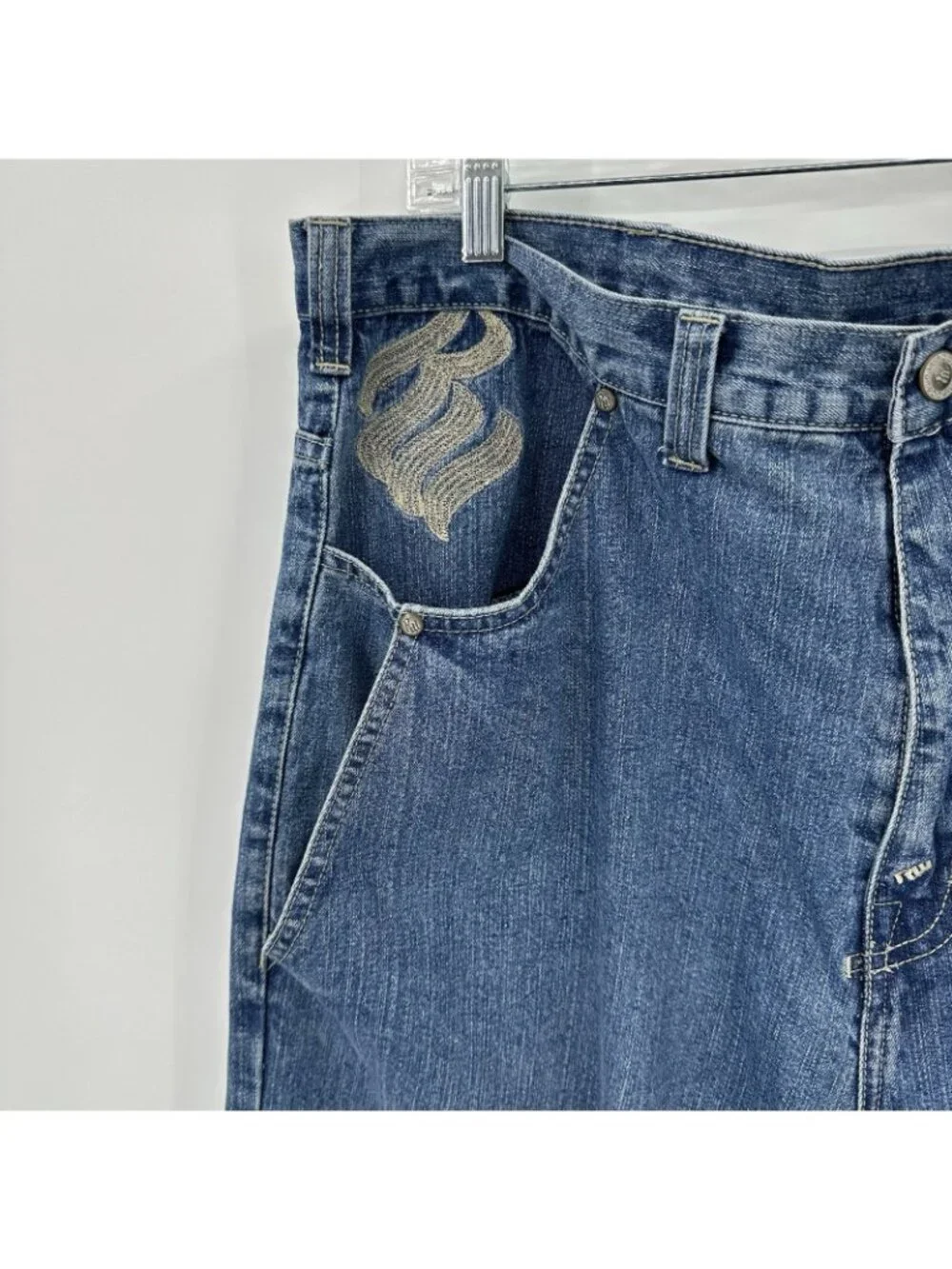 Y2K ROCAWEAR JEANS relaxed baggy denim 40 streetwear hip hop urban 90s retro